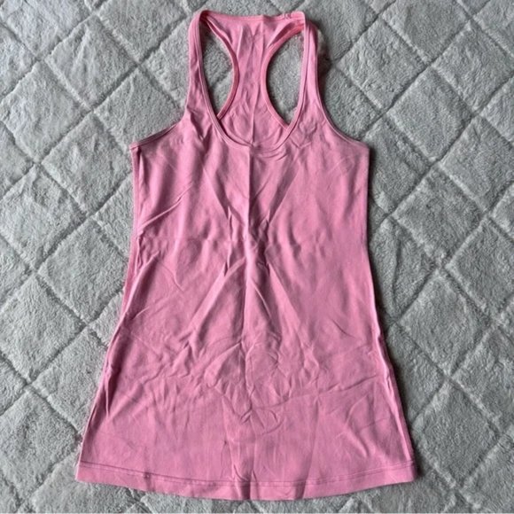Lululemon | "Pink Shell" Cool Racerback Tank Top | Size 6 - Picture 2 of 9